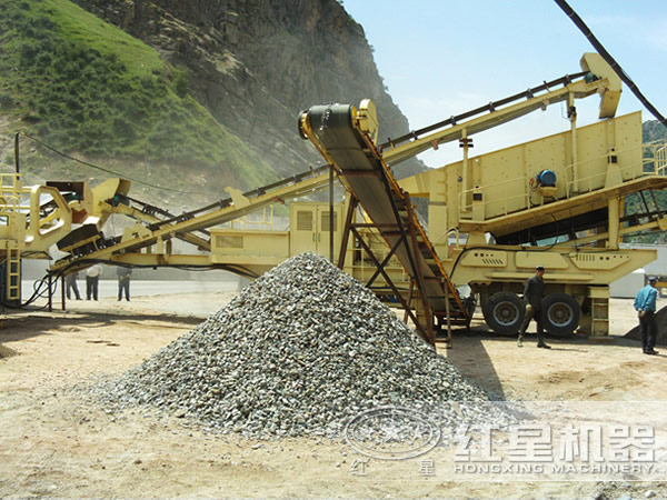 移動式破碎站生產出的成品