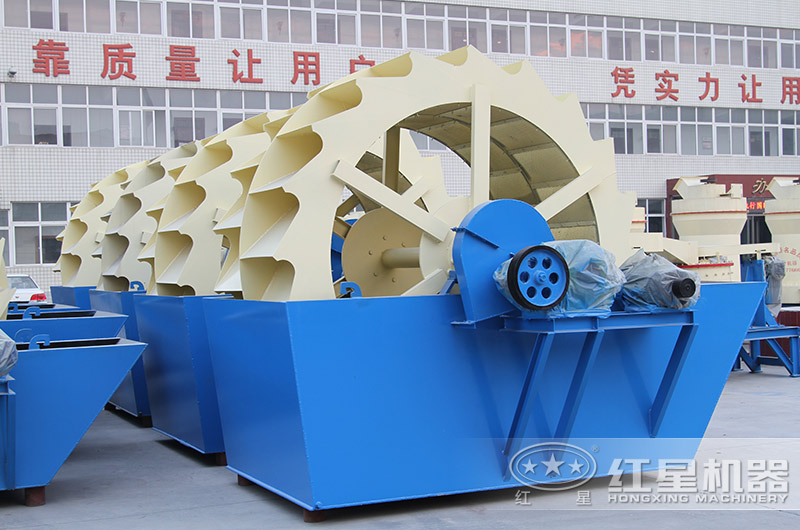 輪斗式洗砂機(jī)款型多樣，單輪、雙輪、三輪這都有
