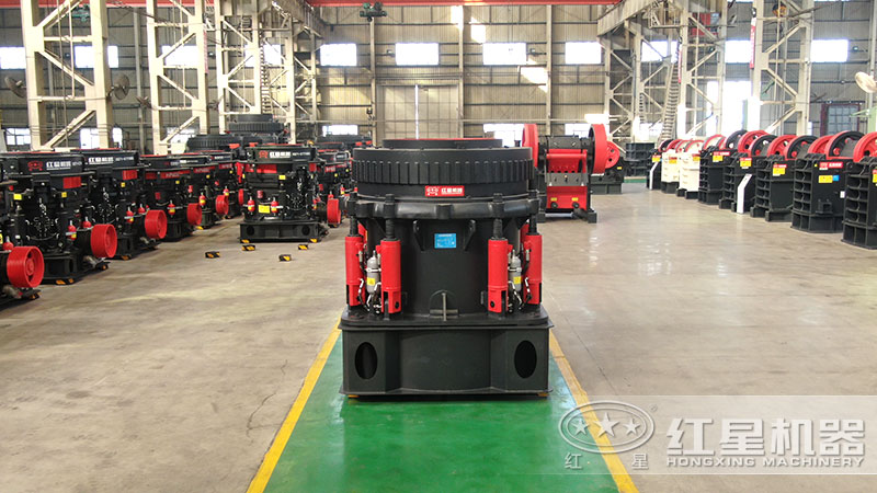 300型圓錐破碎機(jī)型號及參數(shù)，一小時能生產(chǎn)多少噸石子？